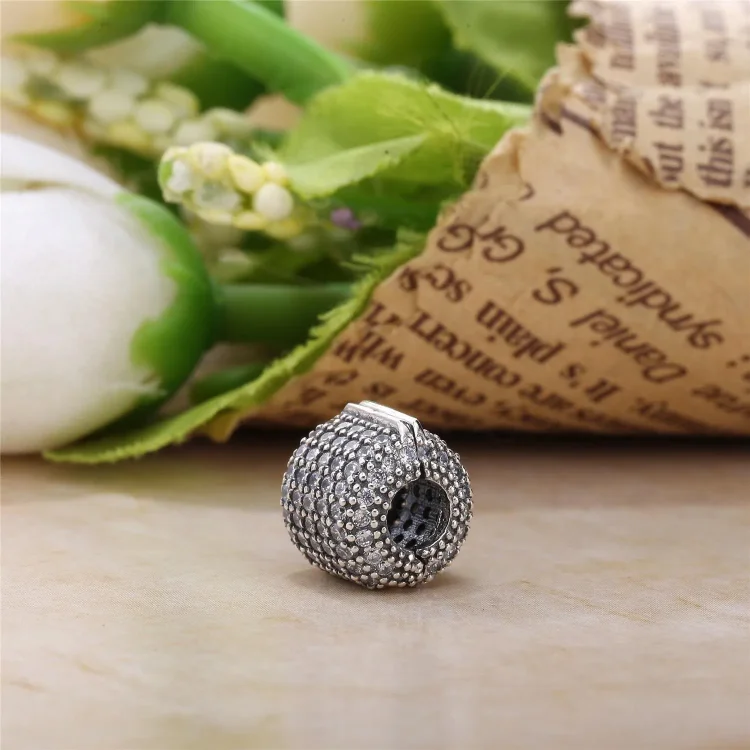 PANDORA Pavé sponka za sod, prozorna CZ - 791873CZ