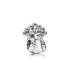 PANDORA Peacock, Teal Green Cz Charm - 791227MCZ
