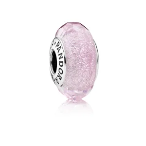 (slika za) PANDORA Pink Shimmer Murano Bead - 791650