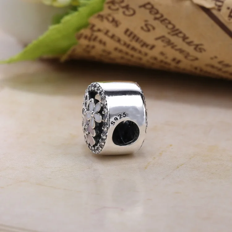 PANDORA Poetic Blooms, mešani emajli in prozoren Cz Charm - PX00275-1