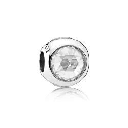 PANDORA prozoren obesek s sijočimi kapljicami - 792095CZ
