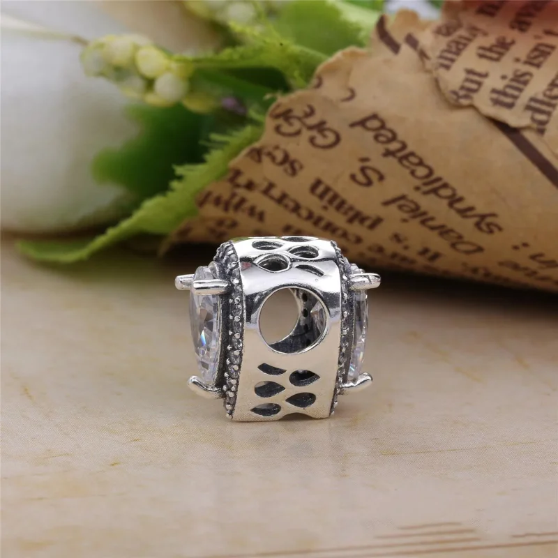 (slika za) PANDORA prozoren obesek s sijočo solzo - 796245CZ - Ogled 3