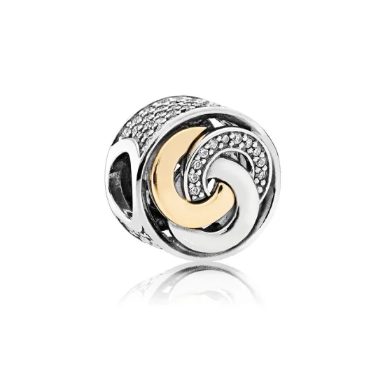 (slika za) PANDORA prozoren obesek s povezanimi krogi CZ - 792090cz