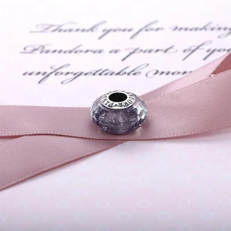 (slika za) PANDORA Purple Shimmer Murano Bead - 791651 - Ogled 3