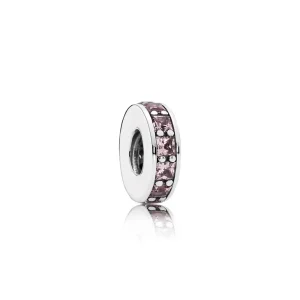 (slika za) PANDORA Rosy Eternity Spacer Charm - 791724NBP