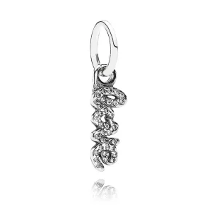 (slika za) PANDORA Signature of Love, prozoren obesek Cz - 791428cz