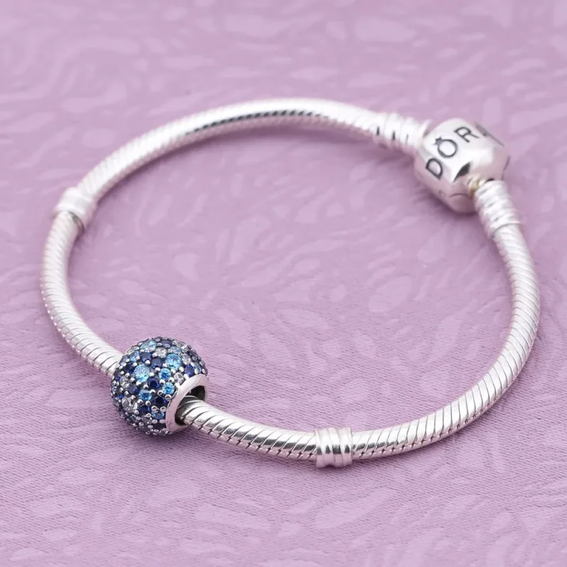(slika za) PANDORA Sky Mosaic Pavé Ball Charm - 791261NSBMX - Ogled 2