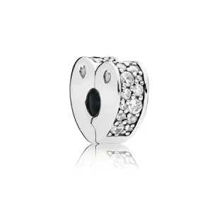 (slika za) PANDORA Sparkling Arcs of Love sponka, prozorna CZ - 797020CZ