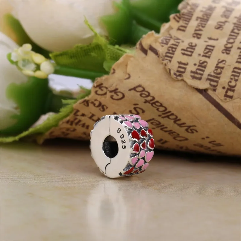 (slika za) PANDORA sponka Burst of Love, mešani emajl - 796594ENMX - Ogled 3