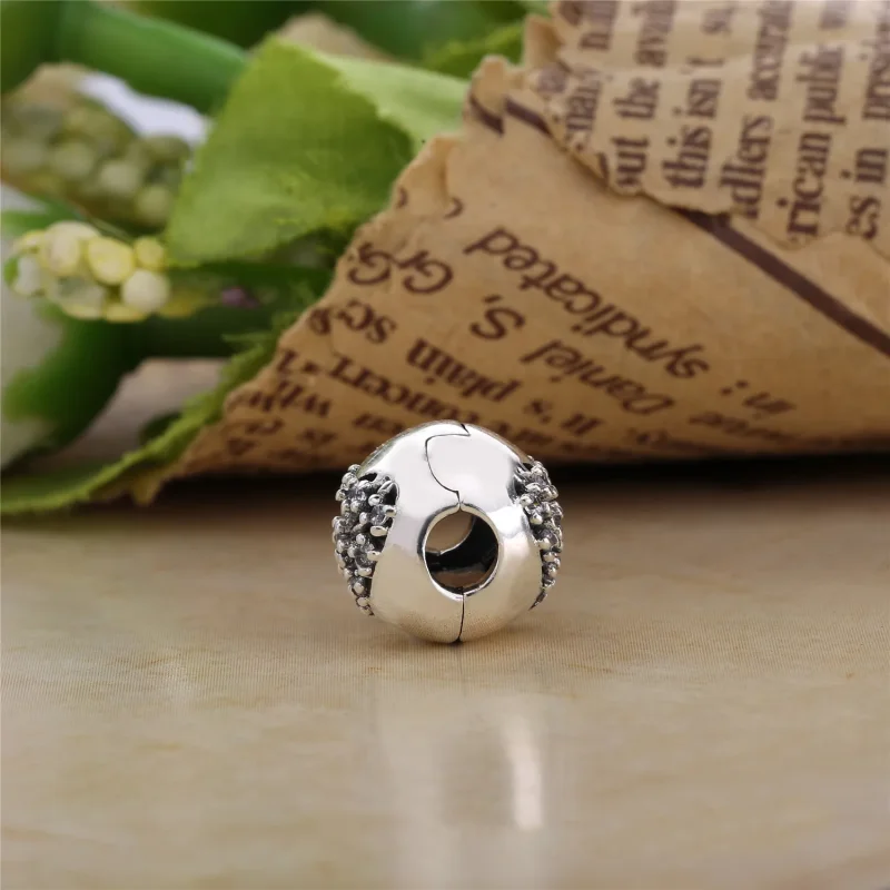 (slika za) PANDORA Sponka Heart of Winter, prozorna CZ - 796388CZ - Ogled 3