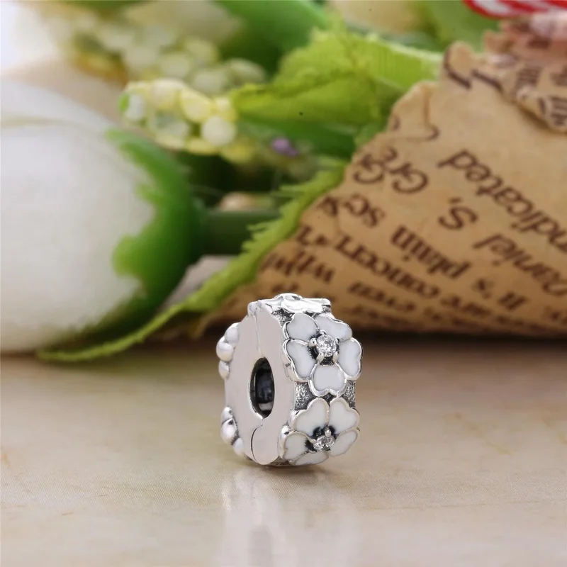 (slika za) PANDORA Sponka Pink Primrose - 791823EN68 - Ogled 2