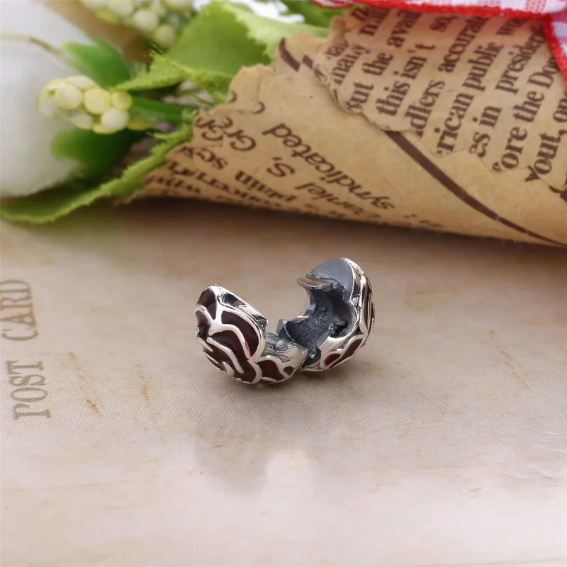 (slika za) PANDORA Sponka Pink Rose - 791292EN40 - Ogled 4