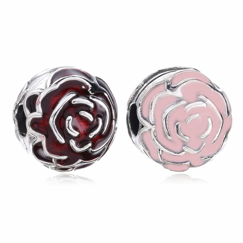 (slika za) PANDORA Sponka Pink Rose - 791292EN40 - Ogled 5