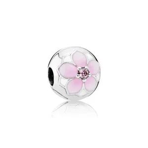 (slika za) PANDORA sponka za zapestnico Magnolia Bloom - 792078PCZ