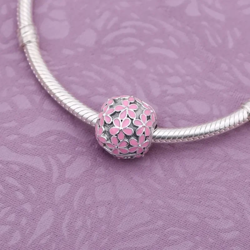 (slika za) PANDORA sponka za travnik Darling Daisy - 791494EN12 - Ogled 2