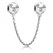 PANDORA srebrna varnostna veriga z zvezdico - 791782CZ