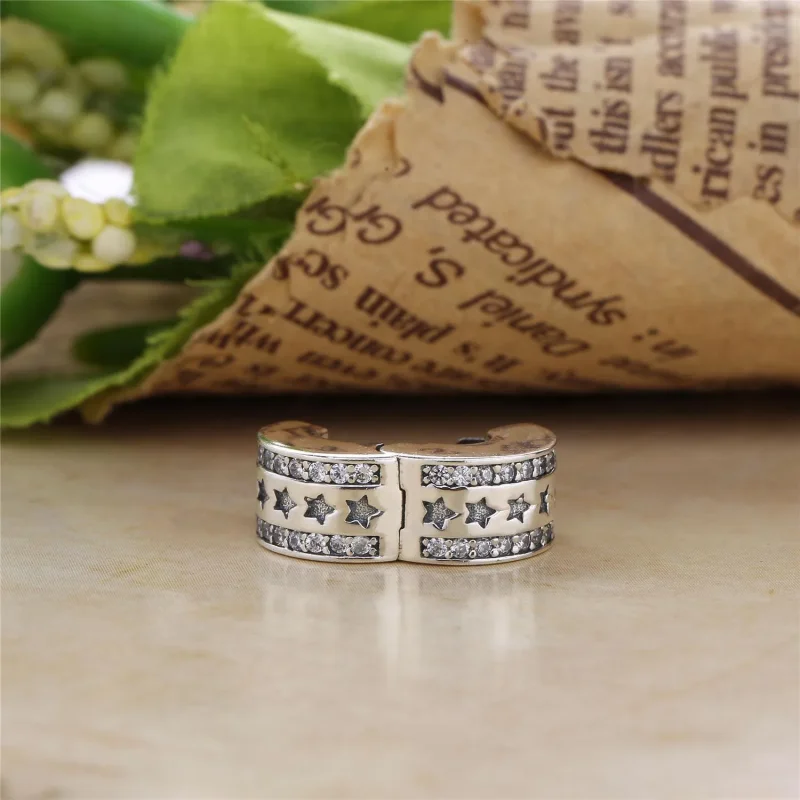 (slika za) PANDORA Starry Formation Sponka, prozorna CZ - 796381CZ - Ogled 3