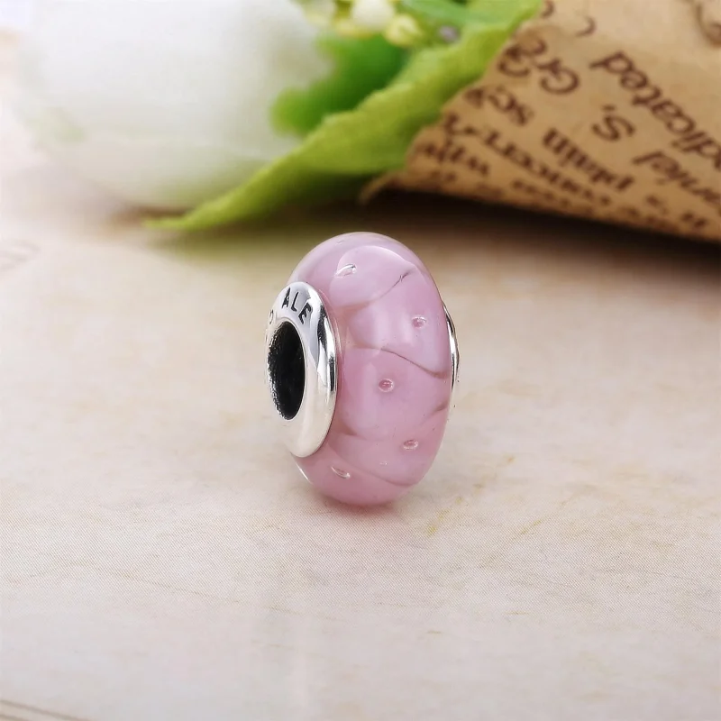 (slika za) PANDORA steklena perla Rose - 790922 - Ogled 2