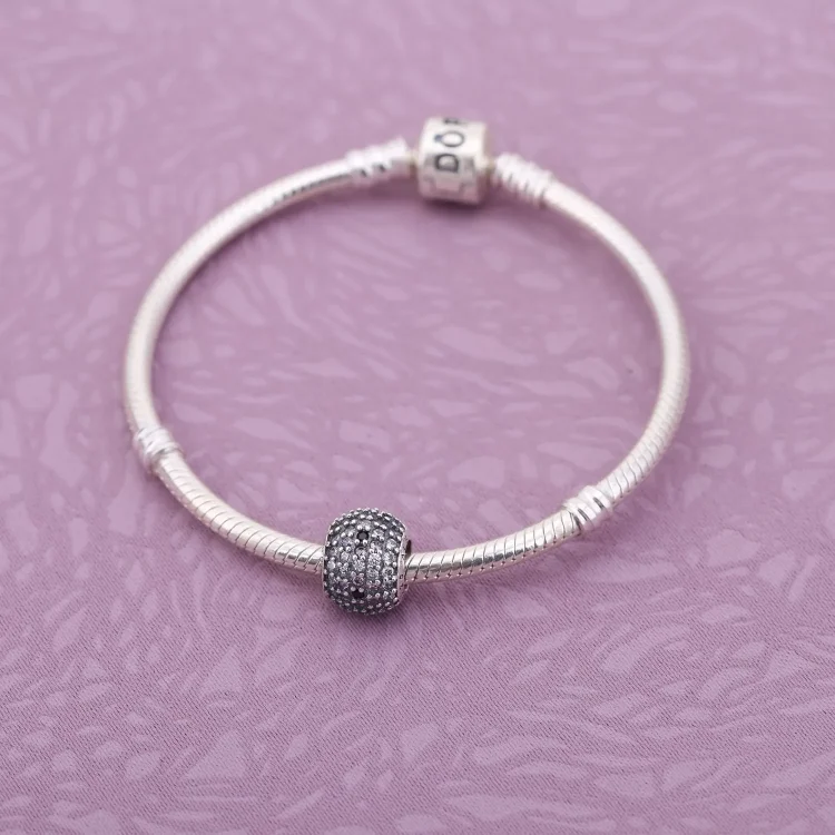 PANDORA Svetleči cvet, večbarvni obesek Cz - 791129CZ
