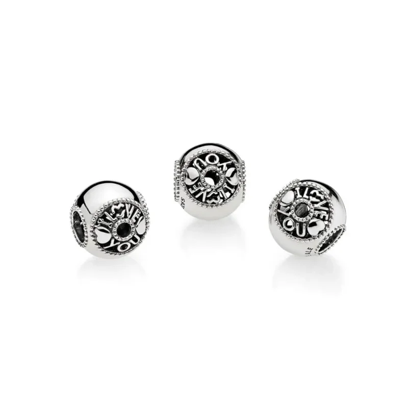(slika za) PANDORA Talk About Love Charm - 796601 - Ogled 2