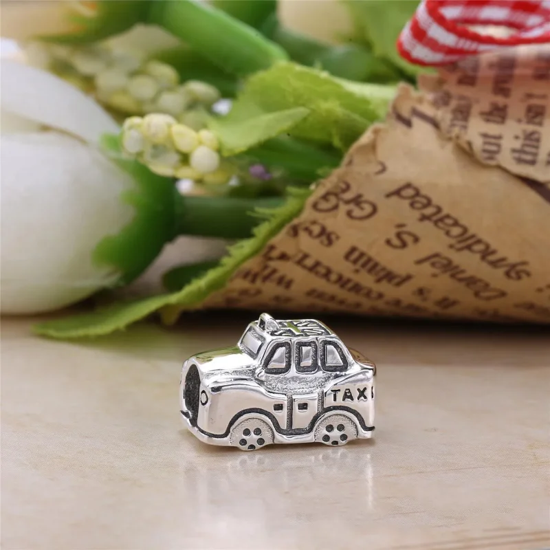 (slika za) PANDORA Taxi Charm, rumen emajl - 791221EN20 - Ogled 2