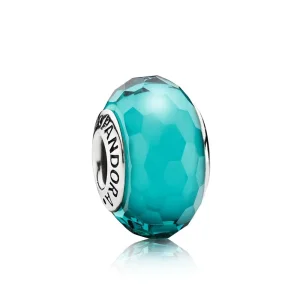(slika za) PANDORA Teal fasetirana muranska perla - 791606
