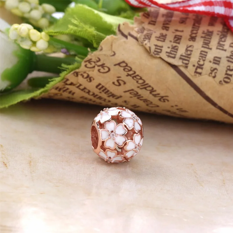 (slika za) PANDORA travni obesek iz belega jegliča - 781488EN12 - Ogled 2