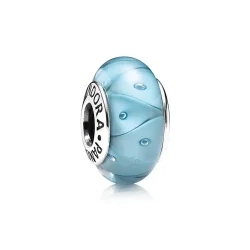 PANDORA turkizna steklena perla - 790924