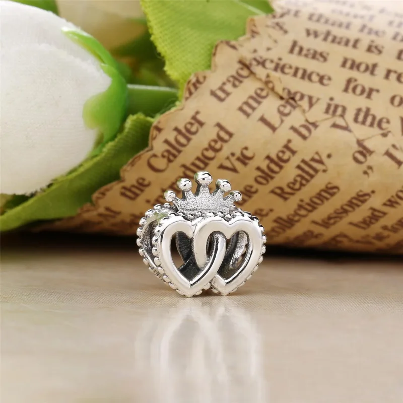 (slika za) PANDORA United Regal Hearts Charm - 797670 - Ogled 2
