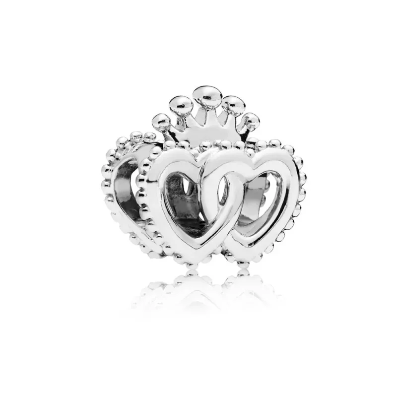 (slika za) PANDORA United Regal Hearts Charm - 797670 - Slika izdelka