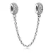 PANDORA Varnostna verižica Pavé Navdih - 791736CZ