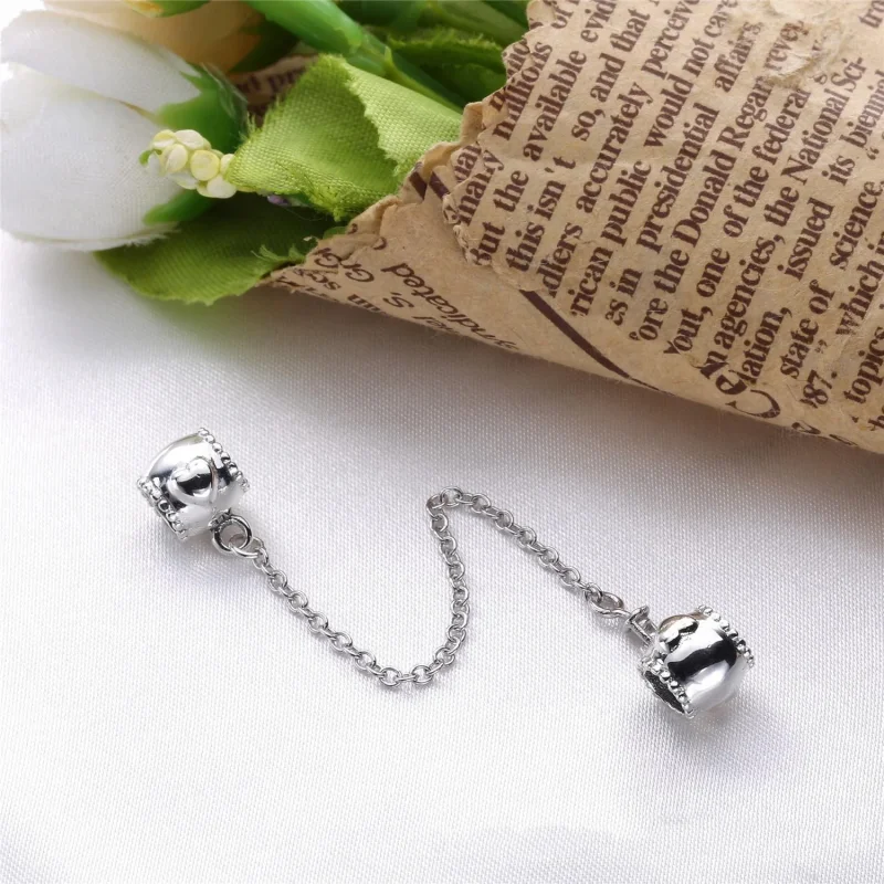 (slika za) PANDORA Varnostna verižica Srce - 796457CZ - Ogled 2