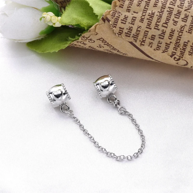 (slika za) PANDORA Varnostna verižica Srce - 796457CZ - Ogled 3