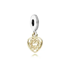 PANDORA veličasten obesek v obliki srca - 791742cz (slika za) PANDORA veličasten obesek v obliki srca - 791742cz