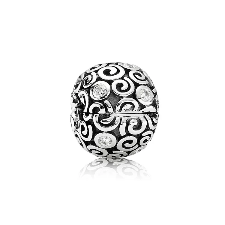 PANDORA Vetrna sponka, prozorna Cz - 790962CZ