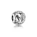PANDORA Vintage obesek črka V - 791866cz
