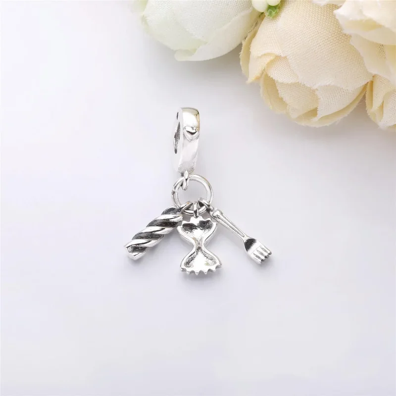 (slika za) PANDORA viseči obesek Love Pasta - 797435 - Ogled 2