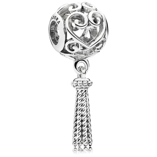 (slika za) PANDORA viseči obesek z resicami Enchanted Heart - 797037