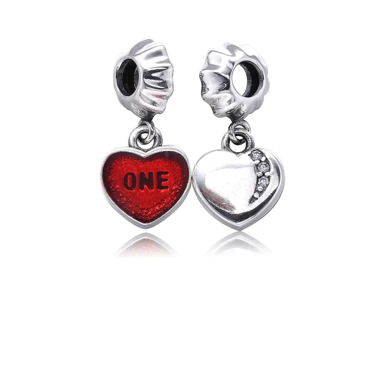 PANDORA viseči srček "One Love" - PJ0002-1