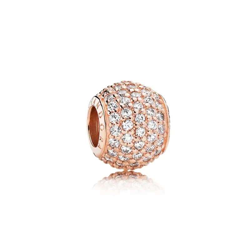 (slika za) Pavé Lights, PANDORA Rose™ Charm Clear CZ - 781051CZ - Slika izdelka