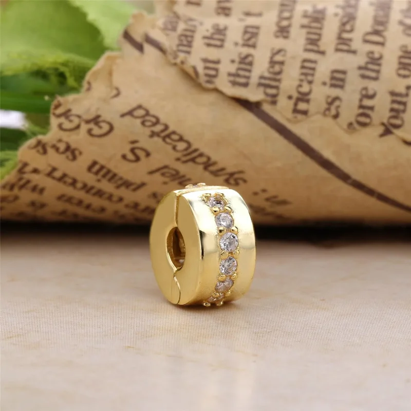 (slika za) Sponka Shining Path, PANDORA Shine™ Yellow Clear CZ - 767051CSY - Ogled 2