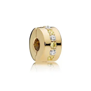 (slika za) Sponka Shining Path, PANDORA Shine™ Yellow Clear CZ - 767051CSY