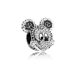 Srebrni obesek Disney Mickey [omejena izdaja] - PANDORA