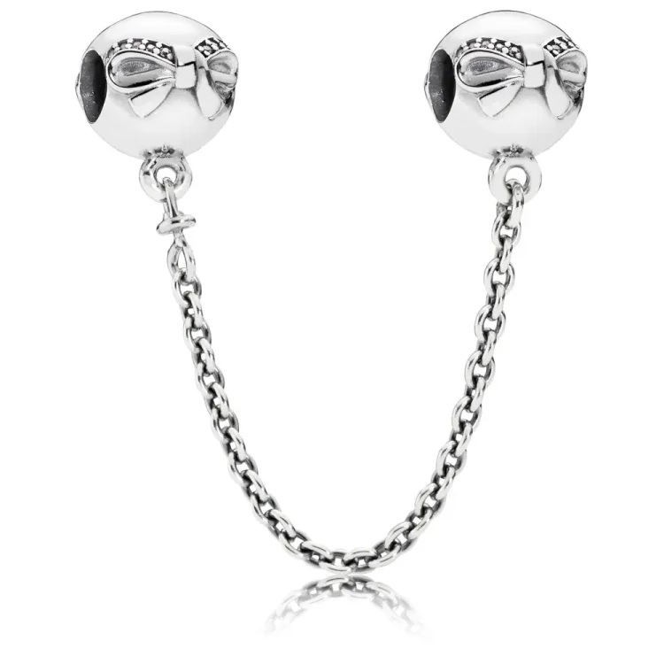 Varnostna veriga PANDORA Dainty Bow - 791780CZ