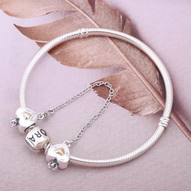 (slika za) Varnostna veriga PANDORA Heart & Crown - 791878 - Ogled 2