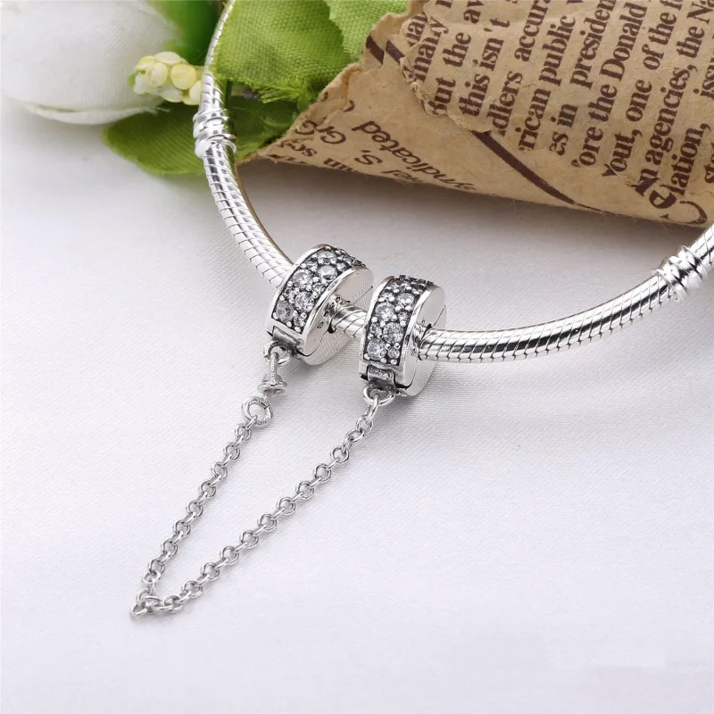 (slika za) Varnostna veriga PANDORA Shining Elegance - PA0022-1 - Ogled 3
