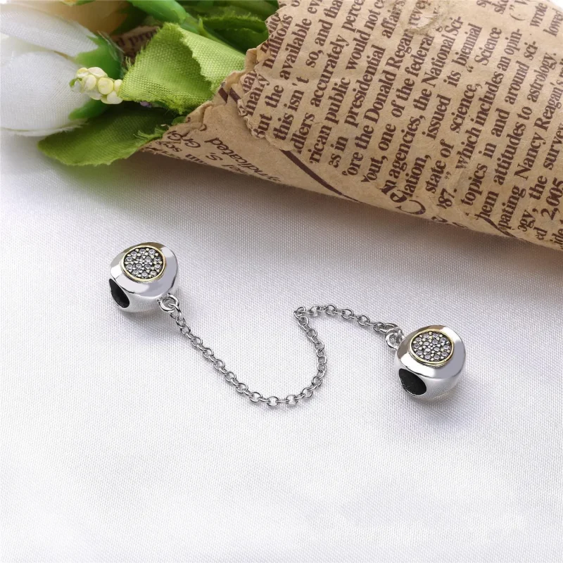 (slika za) Varnostna veriga PANDORA Signature, prozorna CZ - 796269CZ - Ogled 2