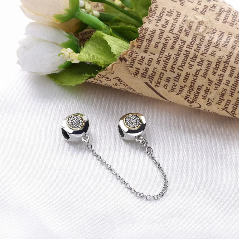 (slika za) Varnostna veriga PANDORA Signature, prozorna CZ - 796269CZ - Ogled 3