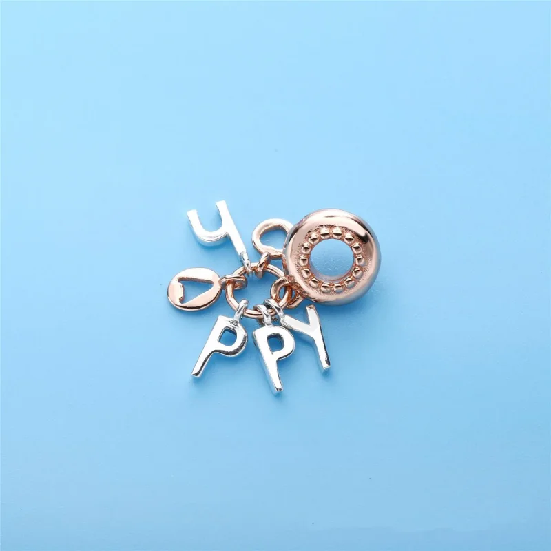 (slika za) Viseči obesek Be Happy, PANDORA Rose - 787017NPO - Ogled 4