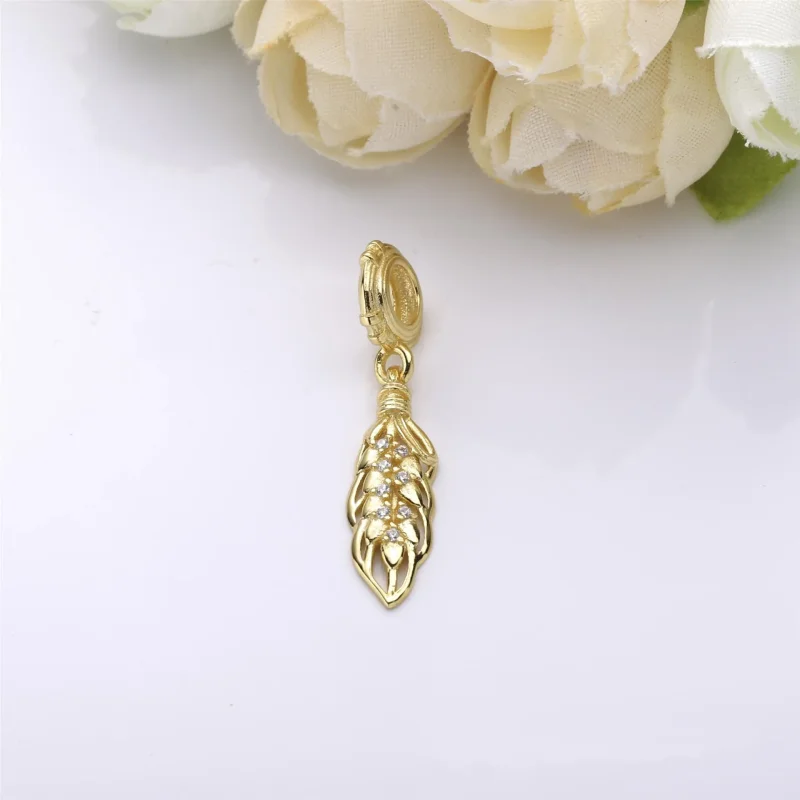 (slika za) Viseči obesek Lebdeča zrna, PANDORA Shine™ & Clear CZ - 767586CZ - Ogled 3